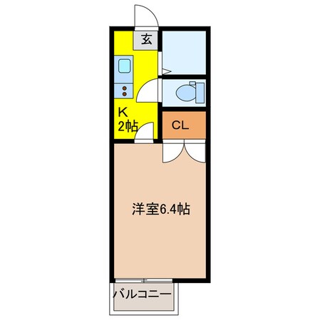 パビリオントーカイの物件間取画像